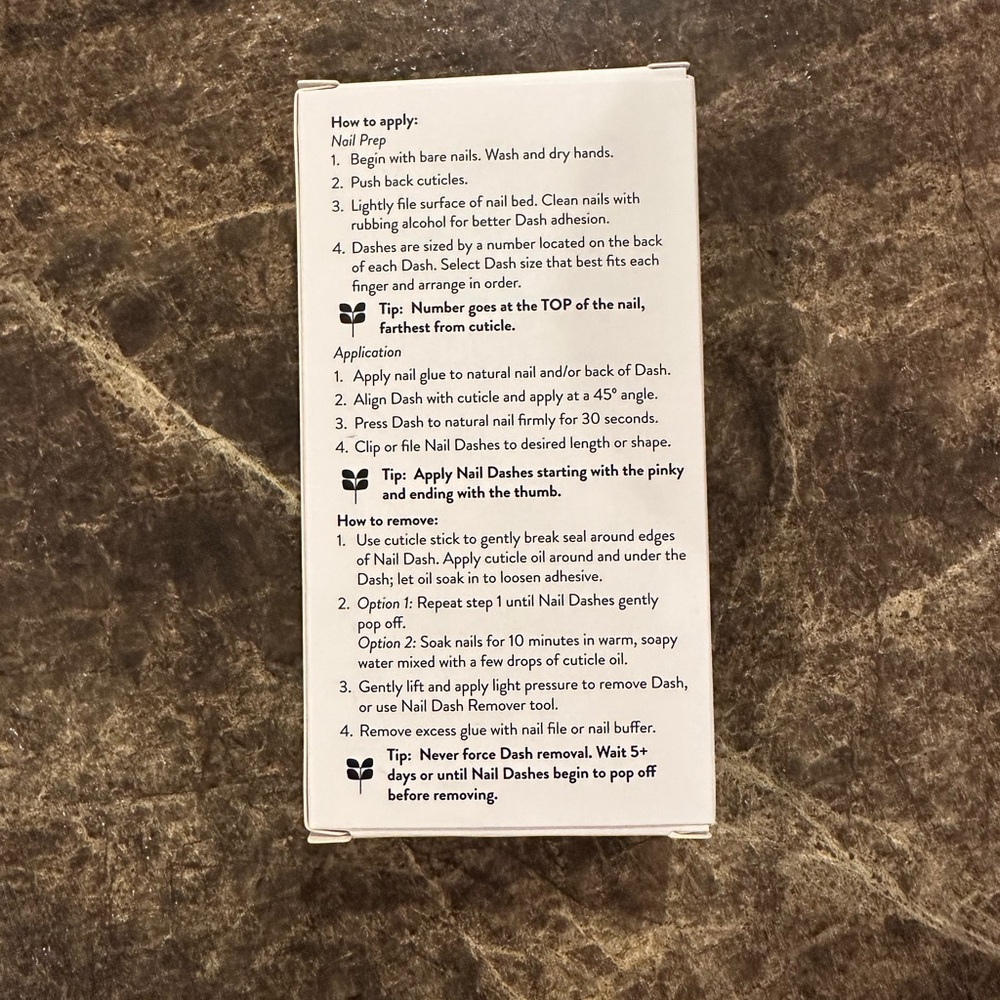 Nail Dashes Application Guide - Picture 2 of 3